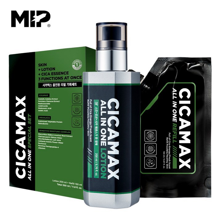 미프 시카맥스 올인원 로션 200ml리필 150ml 기획세트, 1개