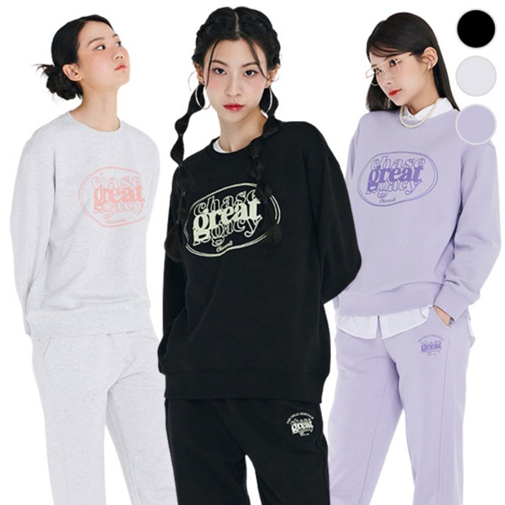 체이스컬트 본사직영타원형 그래픽 MTM TSHIRT3Color