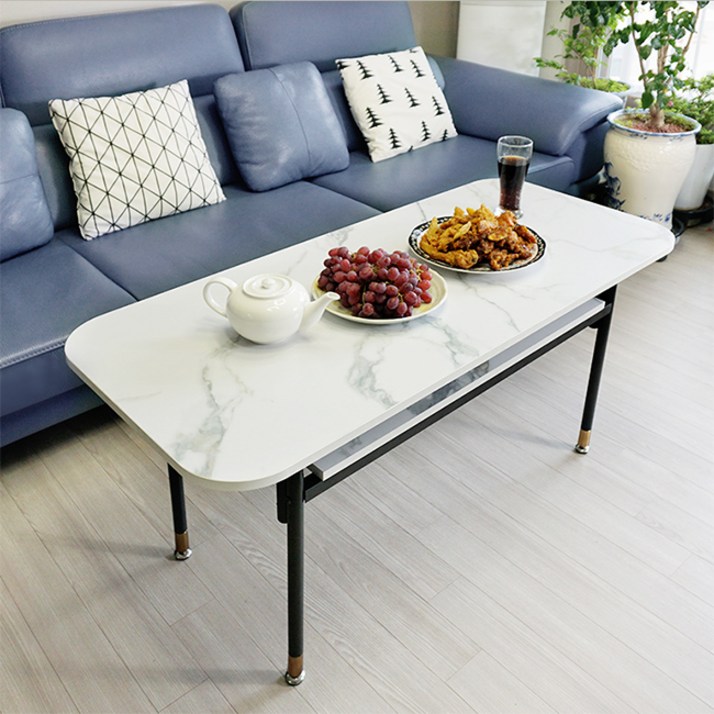 디자인블레스 거실테이블 높은 소파테이블  음식섭취 홈 오피스용으로 안성맞춤