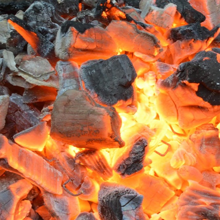 루땅 국내산 캠핑용 백탄 참숯 극소탄, 1개, 10kg