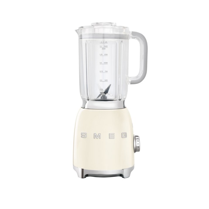 독일스메그 레트로 스타일 믹서기 1.5L 600W 블렌더 BLF01CREU 크림 독일스메그 레트로 스타일 믹서기 1.5L 600W 블렌더 BLF01CREU 크림