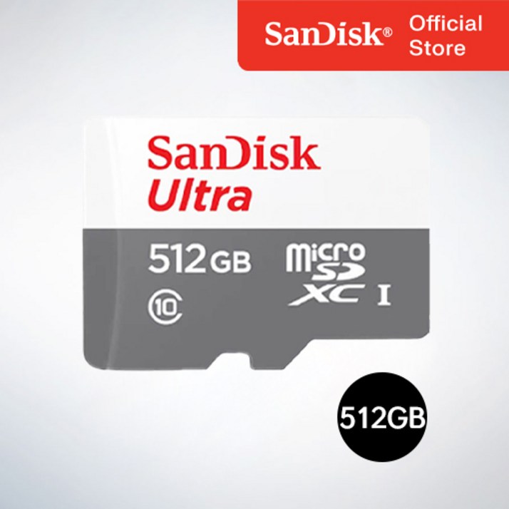 샌디스크코리아 공식인증정품  마이크로 SD카드 SDXC  ULTRA 울트라 QUNR 512GB