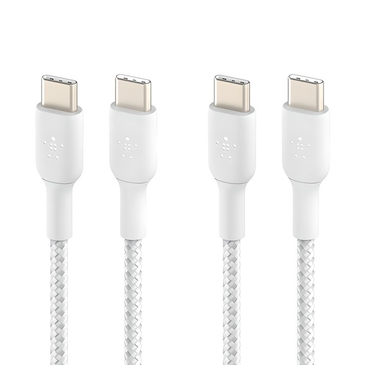 벨킨 BoostCharge 브레이디드 USB C타입-C타입 고속 충전케이블 CAB004bt2MWH