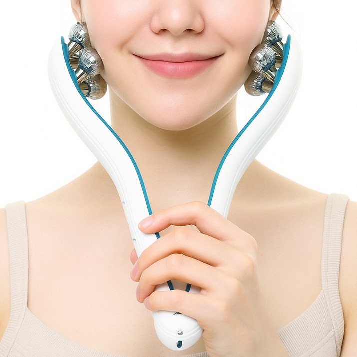 드뮤즈 3세대 빅 롤러 EMS 고주파 경락 얼굴마사지기