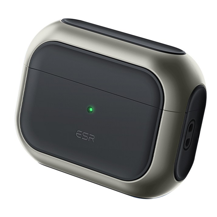 ESR 에어팟 할로락 맥세이프 하이브리드 마그네틱 케이스, 에어팟 프로 3세대, 티타늄, 1개