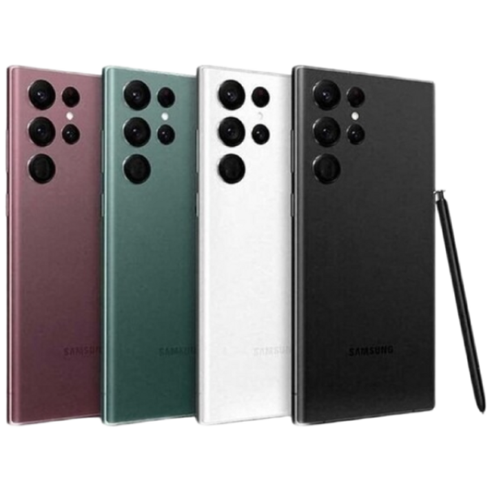 삼성전자 Ai 갤럭시 S22 울트라 256GB 공기계 S급 (구성품: 단말기 + 유심핀 + 보호케이스 + 보호필름 / 12개월 무상보증) Re:think, 256GB, 버건디