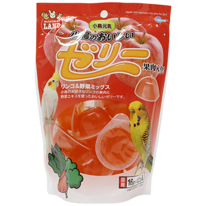 마루칸 앵무새 젤리 12개1봉지 앵무새 간식 모든 새 기호도 좋은 달콤간식, 12개