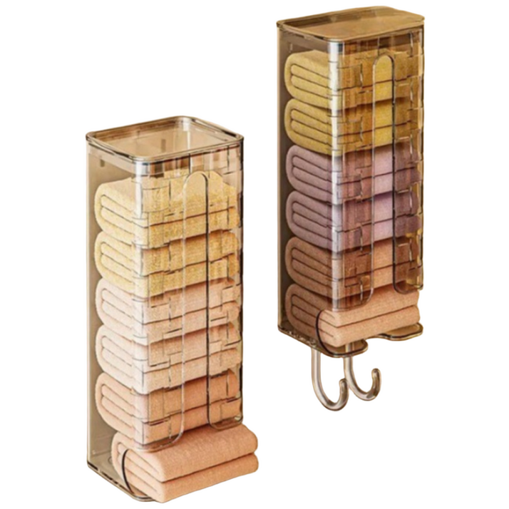 젠도바 욕실 수건 디스펜서 정리함