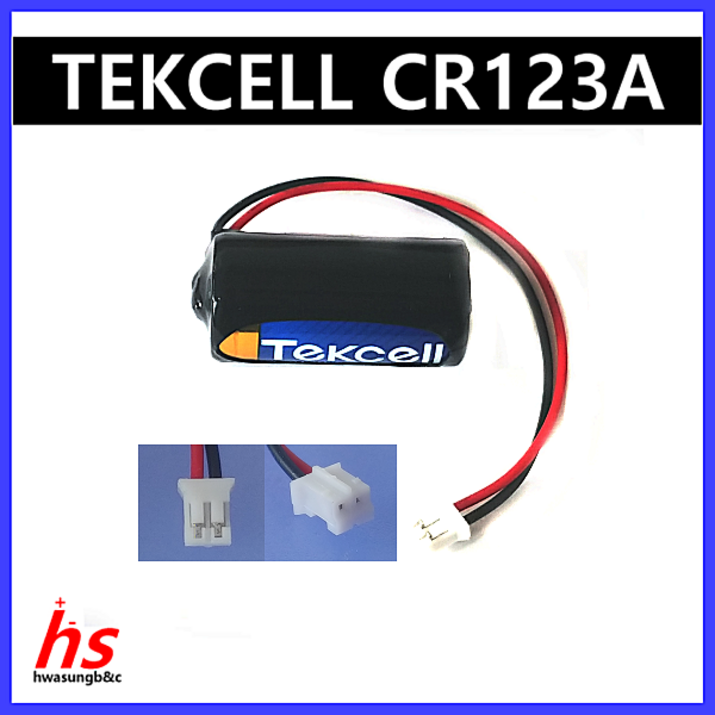 Tekcell 텍셀 CR123A 2P 컨넥터 3V 화재 연기 가스감지기 ﻿ LTD-3300A 리더스테크 단독경보형감지기 CR-123A PLC 열량계 카메라 리튬 배터리 5417557790