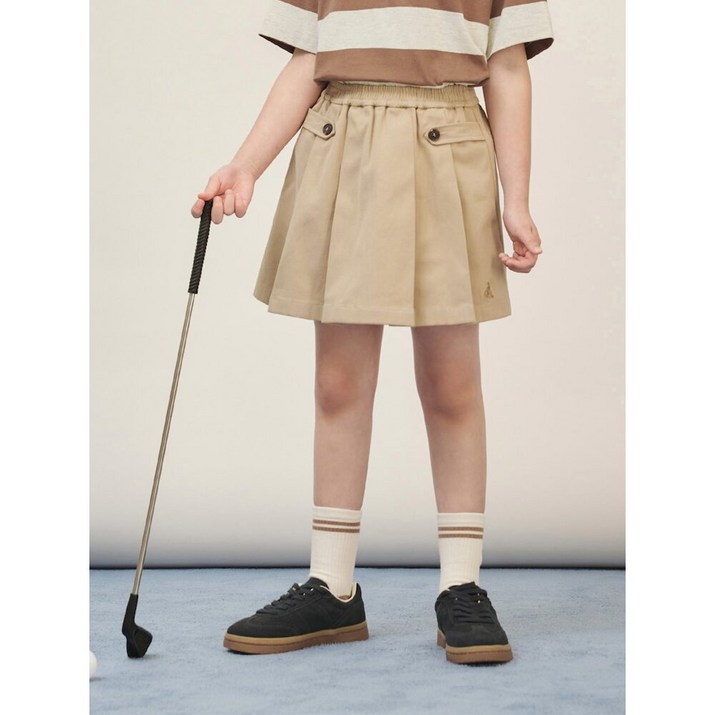 25FW 10트렌치형 치마 바지  베이지