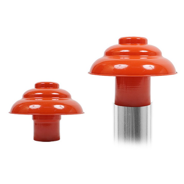 꾸버스 역풍방지기 난로받침대 연통보호망 난로부속 화목난로, 역풍방지기 125mm