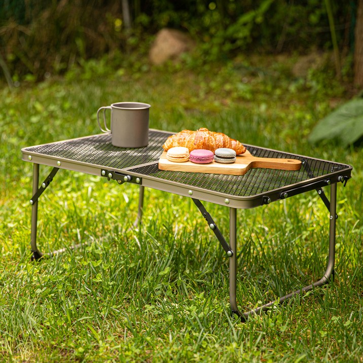 로티캠프익스트림 아이언 메쉬 미니 테이블 600