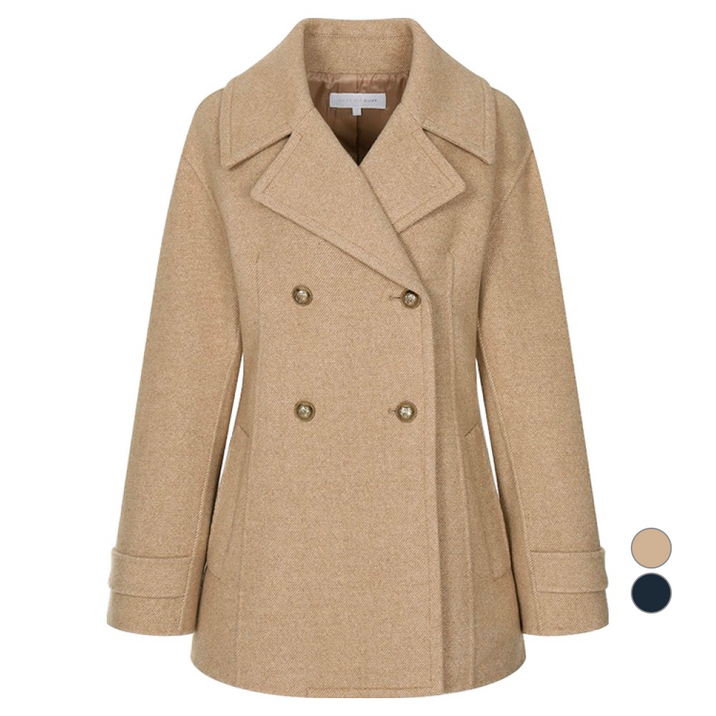 올리브데올리브 여성용 아워글라스 핸드메이드 슬림 코트