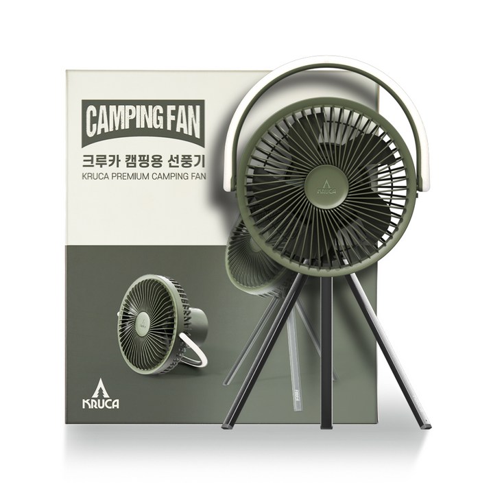 블루필 LED무드등 휴대용 무선 크루카 캠핑선풍기