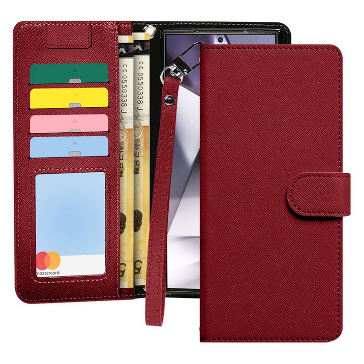 아이엔픽 사올린 소가죽 지갑 다이어리 휴대폰 케이스