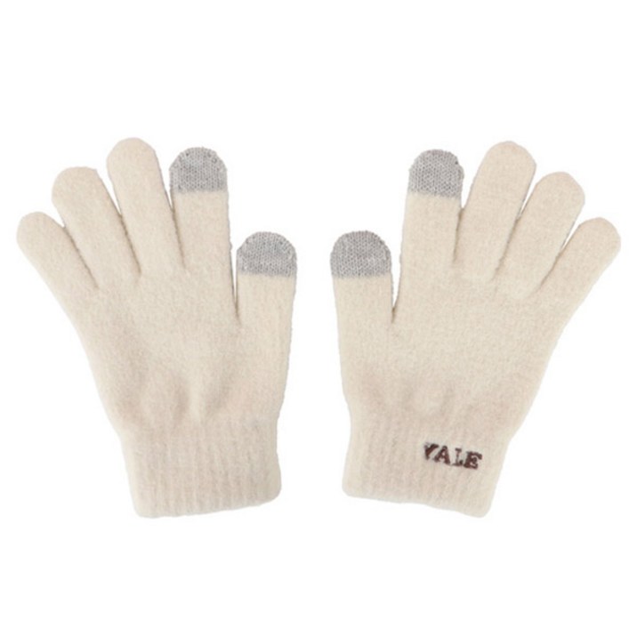 YALE 아동용 겨울 니트 스마트폰 터치 장갑 YL0028