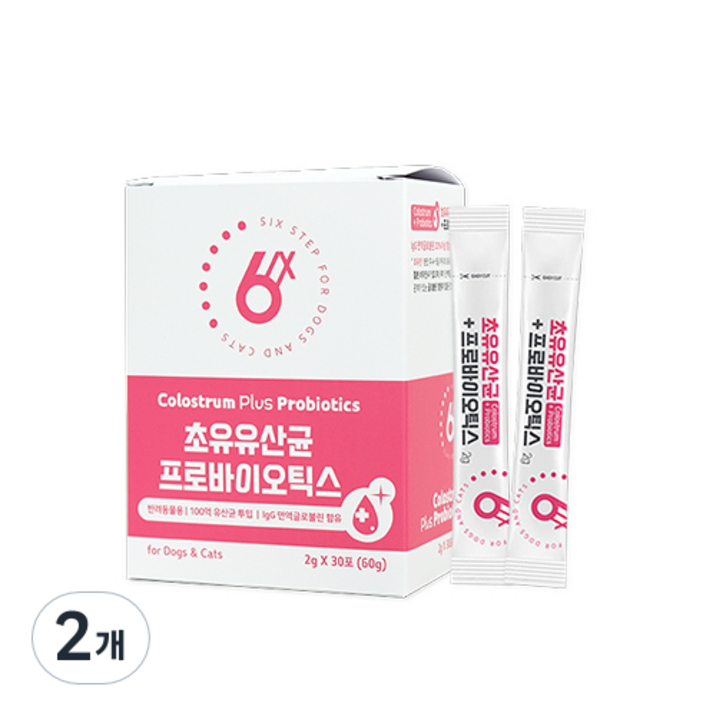 식스스텝 반려동물 초유 영양제 30p