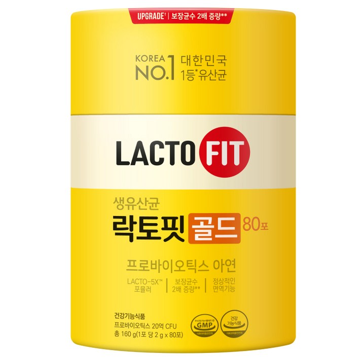 종근당건강 락토핏 골드, 160g, 1개 7458810098