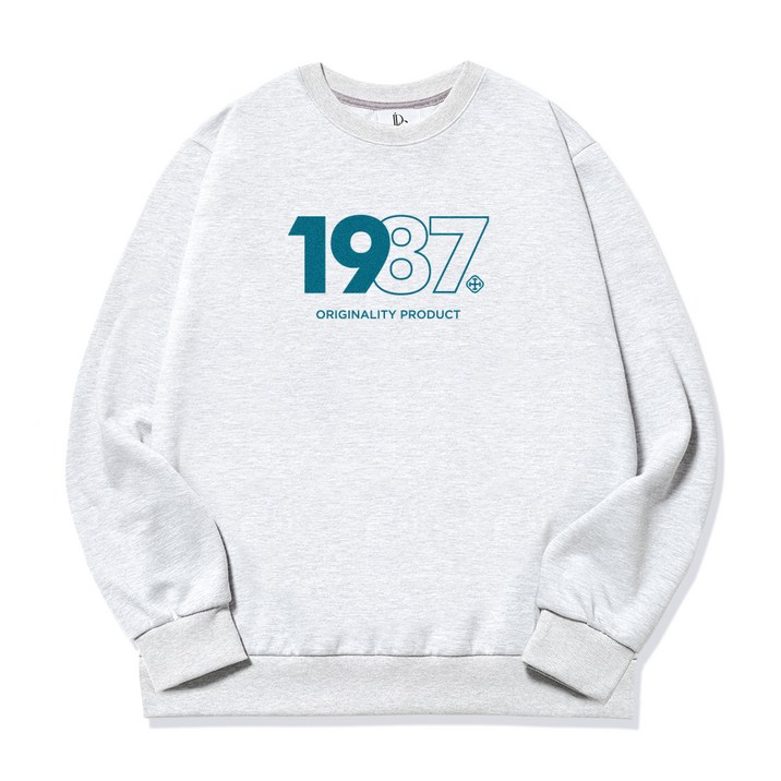 팀스핏 남성용 1987 오리지널리티 고중량 맨투맨 티셔츠