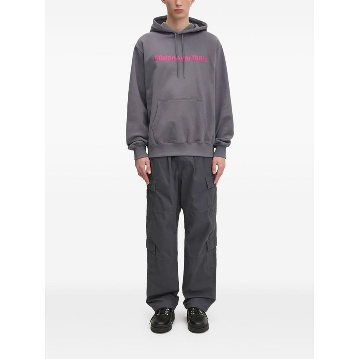 디스이즈네버댓 로고 자수 후디