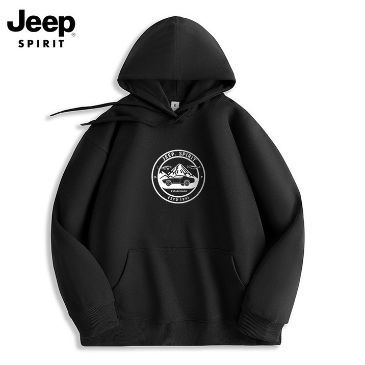 JEEP spirit (국내발송)후드티셔츠  NEW 남자 여자 남성 여성 티셔츠 가을 겨울 봄 JPHJ26AHM01-7