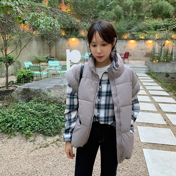 미아마스빈_무드벨 패딩 베스트