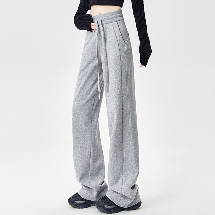 돌아라 여성 와이드 트레이닝바지 데일리 와이드팬츠