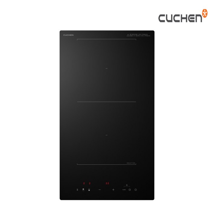 쿠첸 인덕션 2구 빌트인 전기레인지 268x500