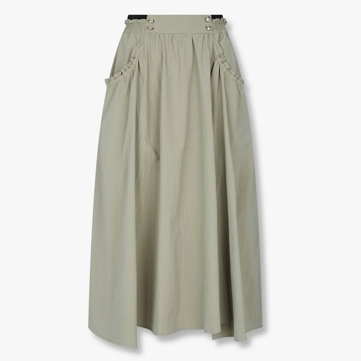 [백화점 홈쇼핑 정품] 지컷 버튼 포인트 플레어 스커트 7255235104