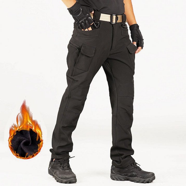 장사부 겨울 기모 전술바지