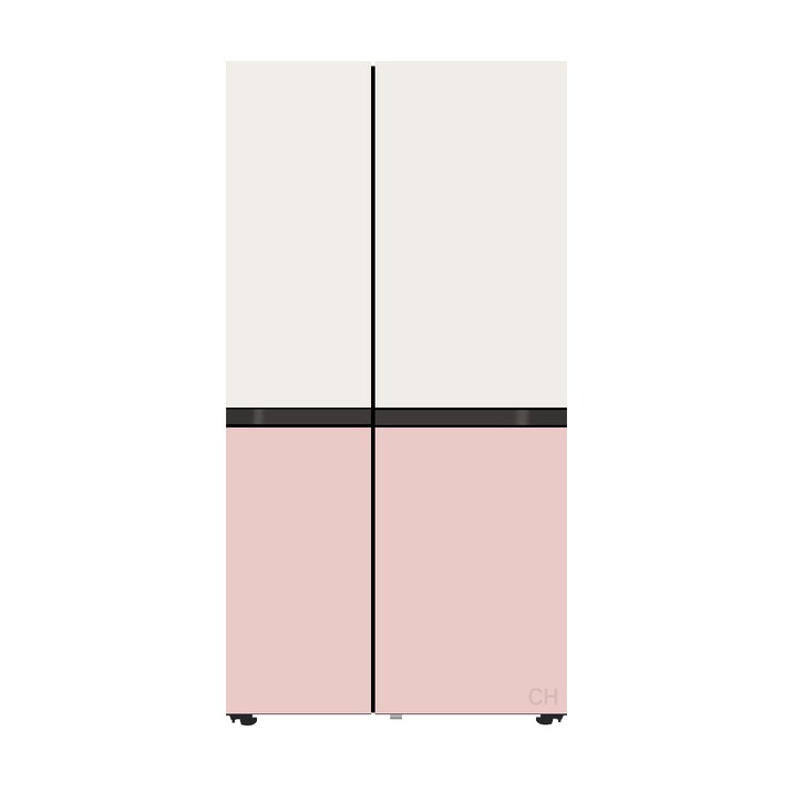LG전자 디오스 오브제 컬렉션 매직스페이스 양문형 냉장고 S834BP20 832L 방문설치
