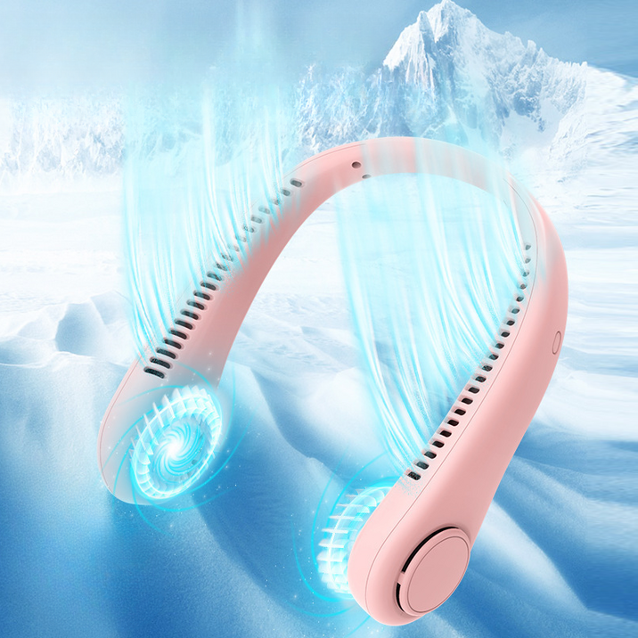 무선 목 선풍기 임의 조절 가능 넥 선풍기 휴대용 넥밴드 선풍기