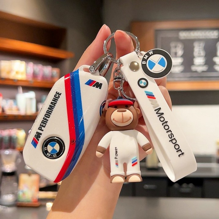 곰돌이 키케이스 BMW 호환 키커버 키링 키홀더