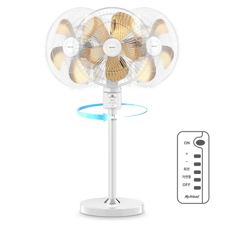 마이프랜드 20인치 대형 선풍기 듀얼헤드 업소용 산업용 MFD-100