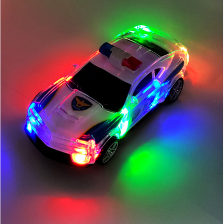 112 경찰차 LED불빛 사이렌 자동회전 자동차 장난감