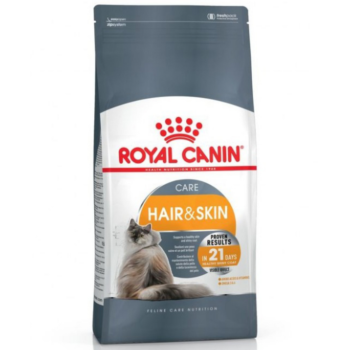 로얄캐닌 캣 헤어스킨 케어 2kg 고양이 털 피부관리, 1개