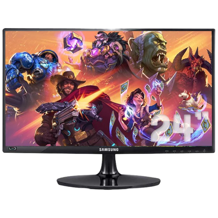 엘지 삼성 DELL HP 중소기업 중고모니터 20 22 23 24 인치 LED모니터 CCTV용 사무용 듀얼용, 24인치 삼성/엘지/HP/델 DVI/RGB+HDMI, 1cm