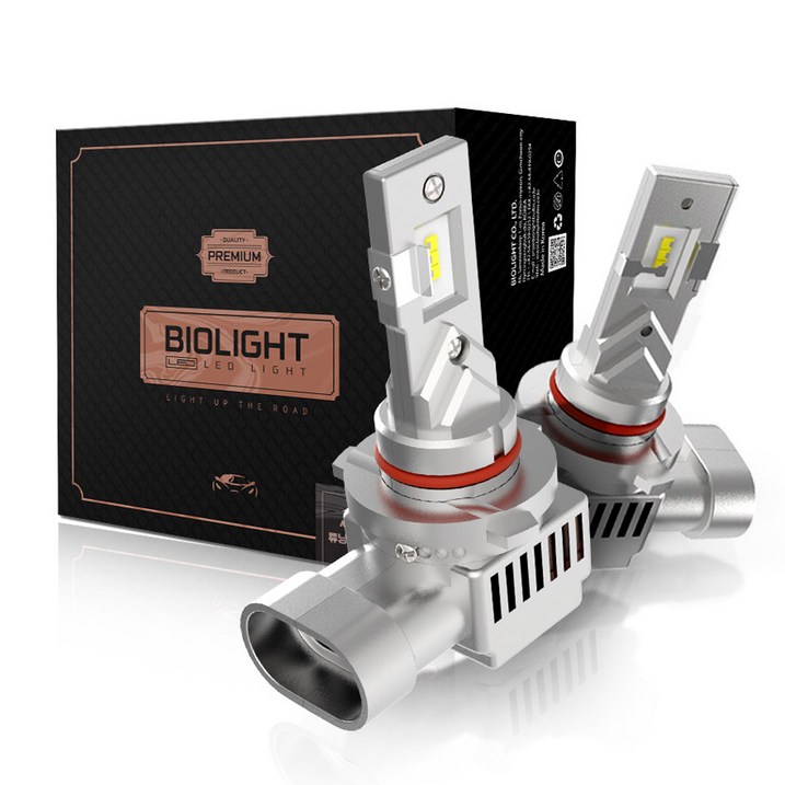 튜닝인증부품 바이오라이트 바이펑션 합법 LED 전조등 HB3 9005 1 Set, 9005, 1개