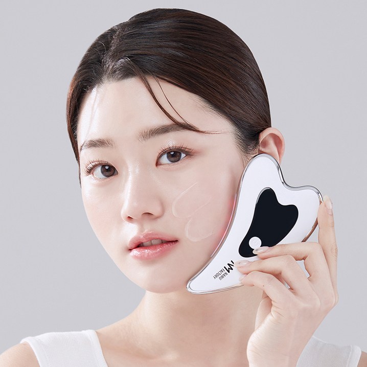 나무팩토리 다기능 전동 피부 마사지기, BH0629, 화이트