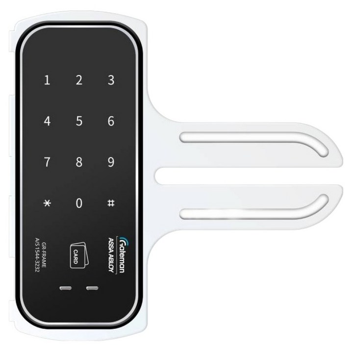 게이트맨 1초잠김 지문방지 하이브리드 프레임형 유리문 모카앱 연동 IoT 블루투스 출입시스템 도어락 GRFRAMEM