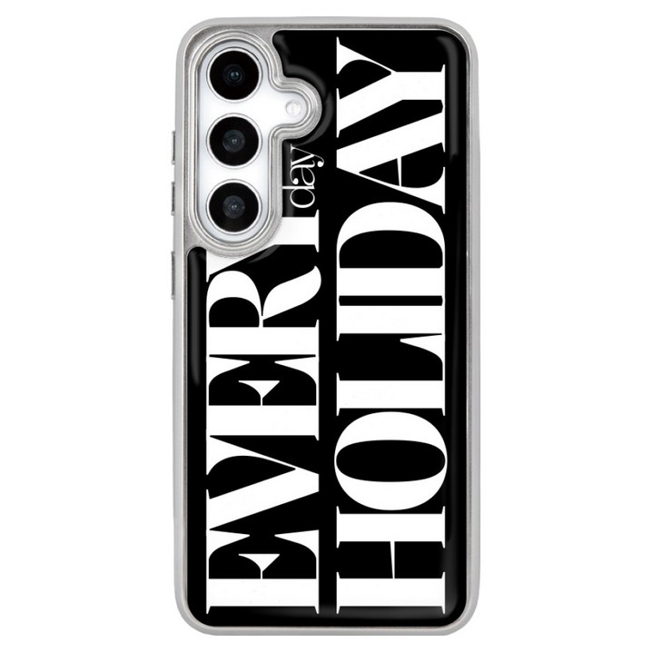 유스픽 에브리데이 홀리데이 펄 에폭시 실버프레임 휴대폰 케이스