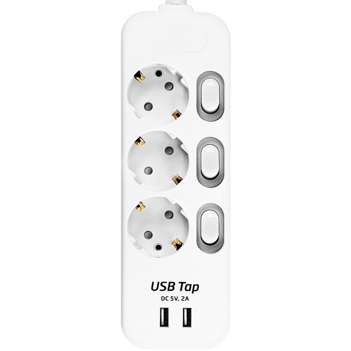 써지오 안전멀티탭 USB 3구개별 DH2039MUT