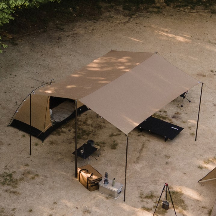 아이두젠 맥스터 렉타 타프 실리콘 코팅 방수 그늘막, 탄