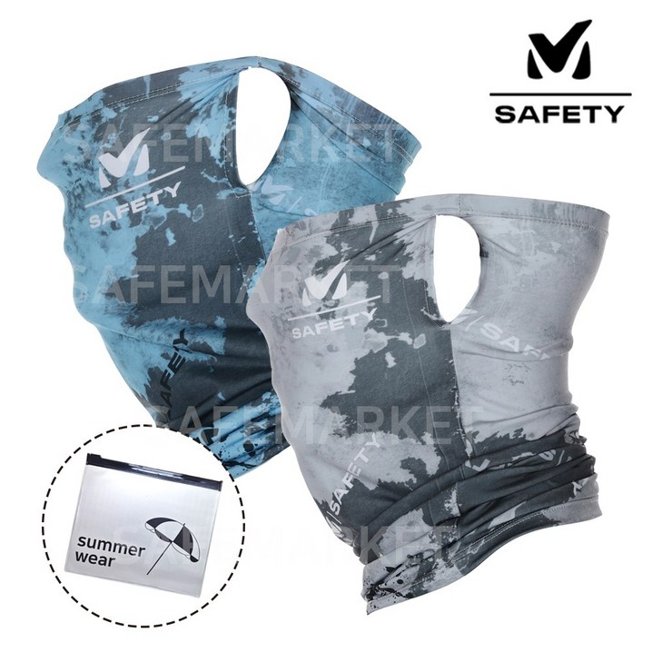 밀레 safety 멀티스카프 귀걸이형 쿨마스크파우치 여름 버프 23년형