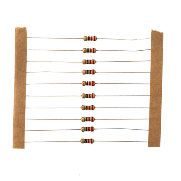 아두이노 LED용 14W 5 저항 220옴 10pcs 아두이노 LED용 14W 5 저항 220옴 10pcs