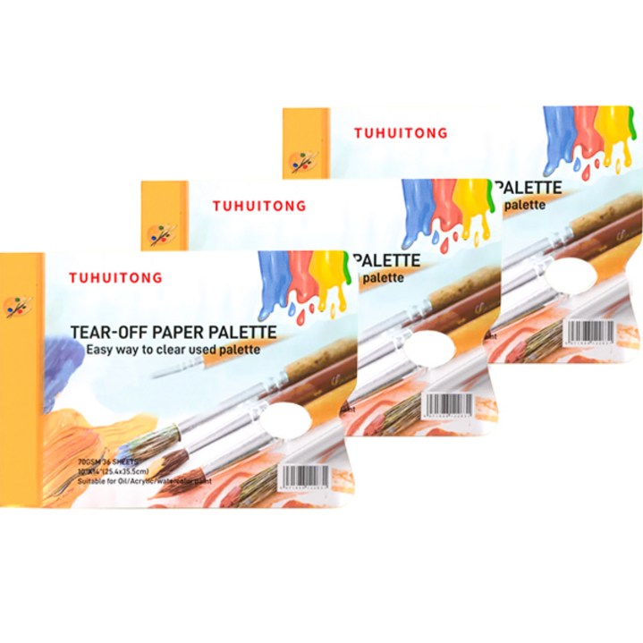 코히모 미술 종이 팔레트 108매 A4 3W133, 3개