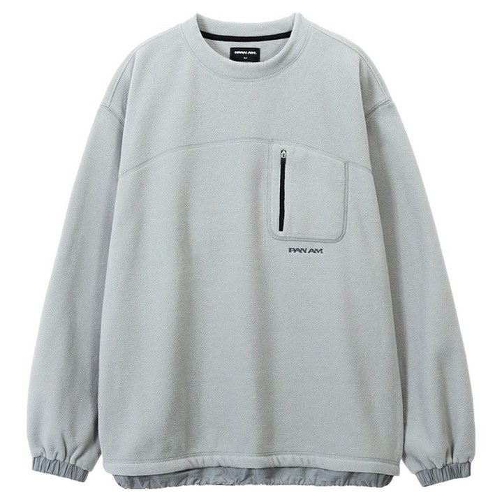 팬암 체스트 포켓 플리스 맨투맨 3147