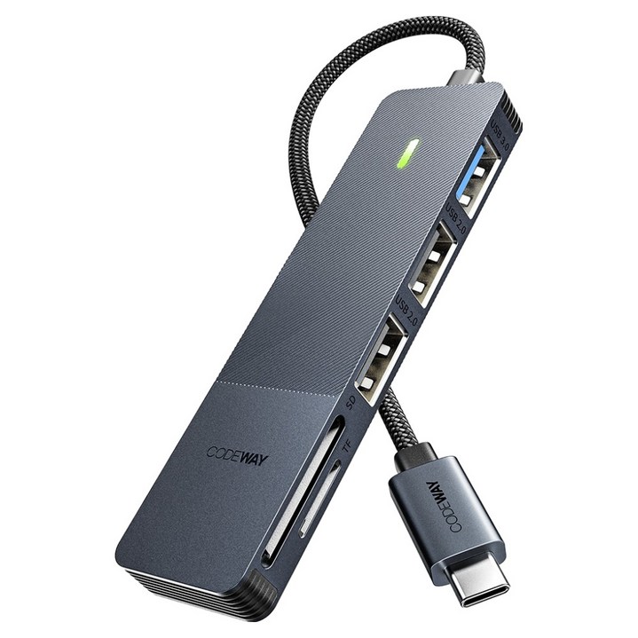 코드웨이 5포트 USB A타입 C타입 멀티허브 LA7105C
