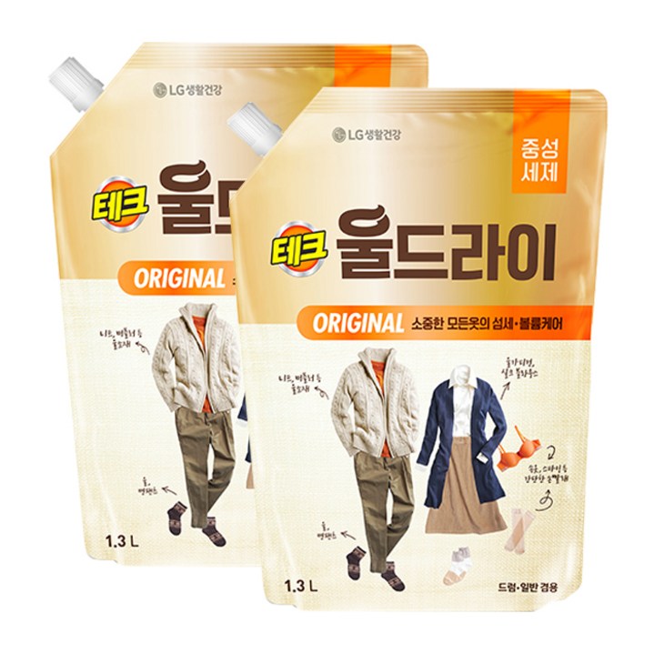 테크 울드라이 오리지널 세탁세제 리필