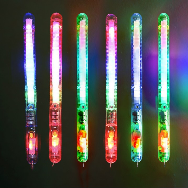 비에이비오 LED 공연 콘서트 레인보우 스틱 야광봉